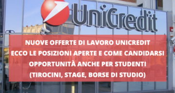 assunzioni unicredit