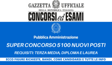 SUPER CONCORSO PUBBLICA AMMINISTRAZIONE