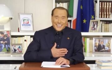 silvio berlusconi presidente del partito forza italia inaugura u