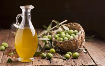 Olive oil and olives