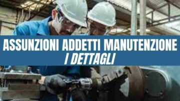 Addetti Manutenzione