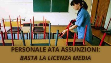 Personale Ata assunzioni