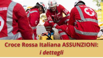 Croce rossa italiana assunzioni