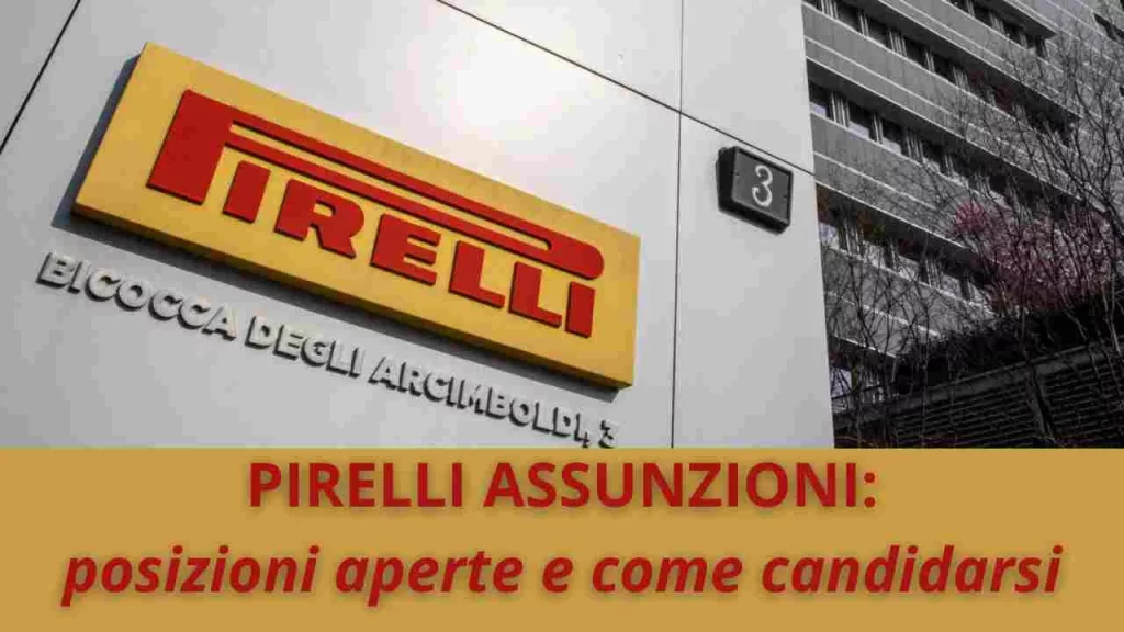 Pirelli assunzioni