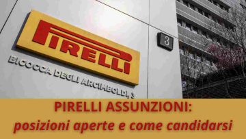 Pirelli assunzioni