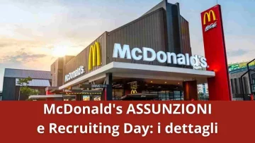 McDonald's sta avviando un piano di assunzioni per nuove aperture, vediamo insieme le posizioni...