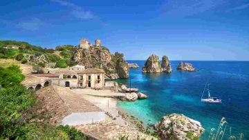 Spiaggia di Scopello in Sicilia