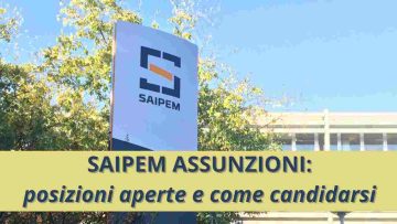 Saipem Assunzioni