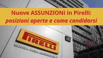 Pirelli Assunzioni