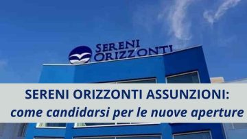 Sereni orizzonti assunzioni RSA