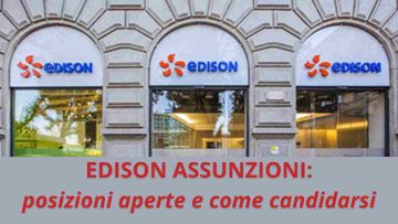 Edison Assunzioni