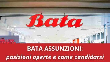 Bata assunzioni