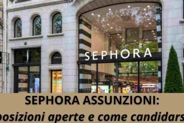 Sephora Assunzioni