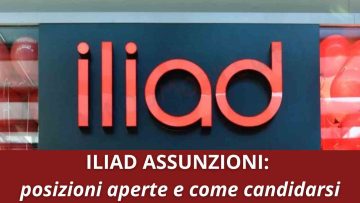 Iliad assunzioni