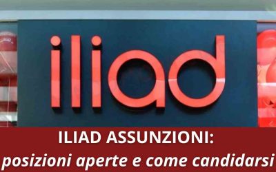 Iliad assunzioni