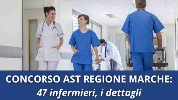 Concorso Ast Marche per Infermieri