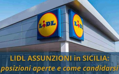 Lidl Assunzioni Sicilia