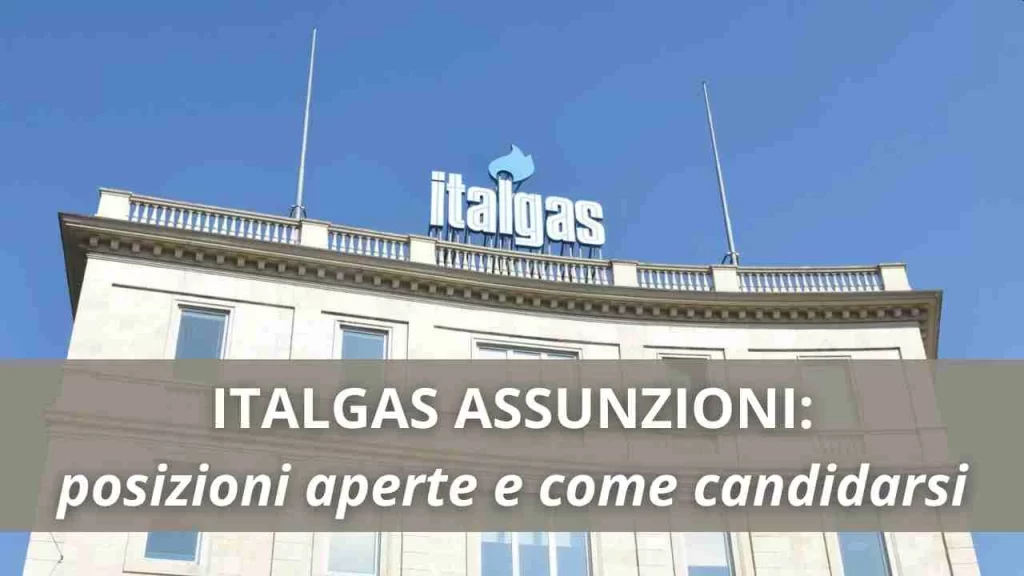 Italgas assunzioni