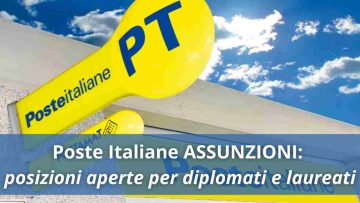 Poste Italiane Assunzioni