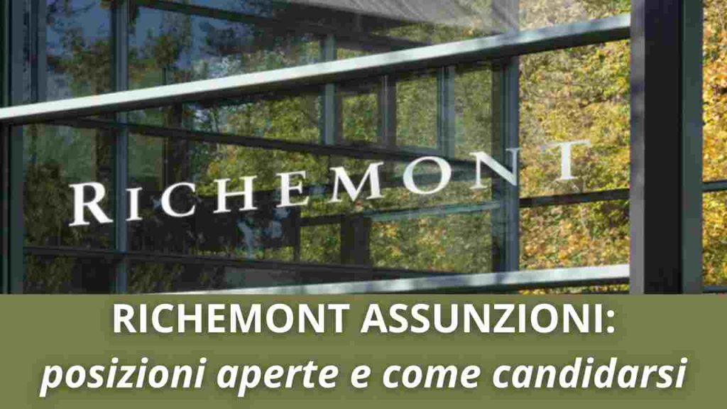 Richemont Assunzioni