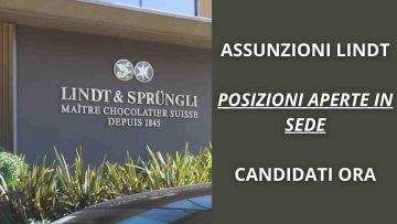 Assunzioni Lindt