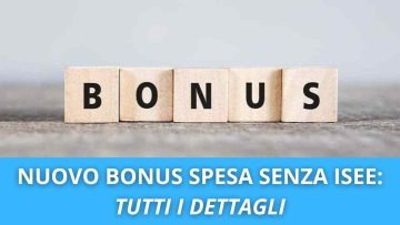 Nuovo Bonus Spesa