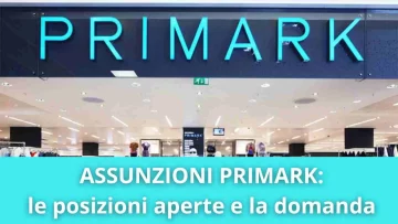 Nuova possibilità lavorativa in Primark, la nota azienda infatti ha avviato l'iter di assunzioni in...