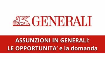 Generali assunzioni