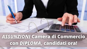E' stato indetto un concorso alla Camera di Commercio per l'assunzioni di amministrativi, è...
