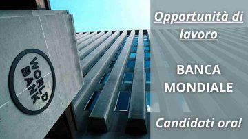 Banca Mondiale Opportunità