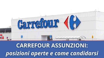 Carrefour Assunzioni