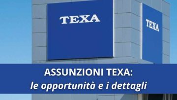 Texa assunzioni