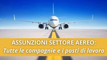 assunzioni compagnie aeree