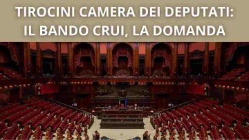 Tirocini Camera Deputati