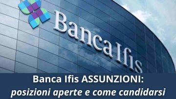 Banca Ifis Assunzioni