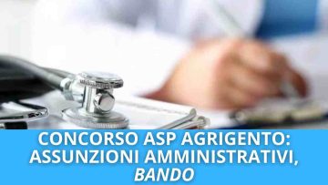 Concorso ASP AGRIGENTO