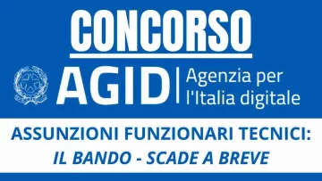 L'Agenzia per l'Italia Digitale (AgID) ha indetto un concorso per l'assunzioni di funzionari...