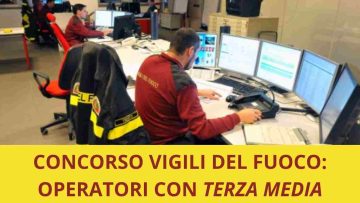 concorso operatori vigili del fuoco