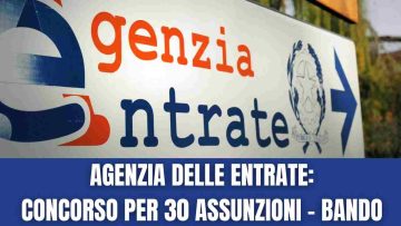 Concorso Agenzia delle Entrate