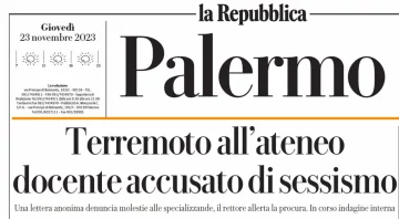 SESSISMO A UNIPA: Una lettera anonima rivela commenti inappropriati di un professore su diverse...
