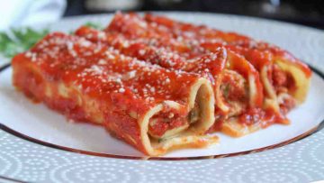 Cannelloni ripieni alla siciliana