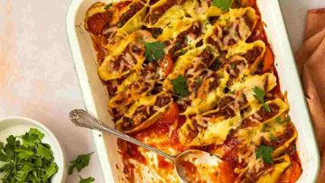 Conchiglioni ripieni al forno