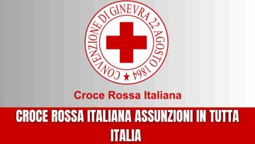 Croce Rossa Italiana Assunzioni