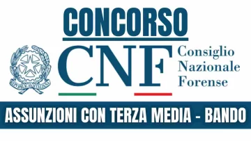 Nuova opportunità di lavoro con il concorso al Consiglio Nazionale Forense, di seguito tutti i...