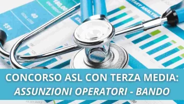 È stato pubblicato il Bando di concorso ASL per assunzioni di Operatori Tecnici Operai a tempo...