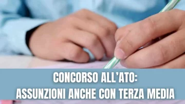 Nuova opportunità di lavoro con concorso all'ATO, tante assunzioni per laureati diplomati e chi...