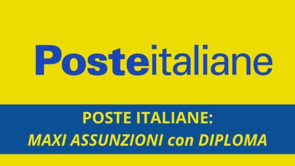 Poste italiane maxi assunzioni