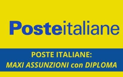 Poste italiane maxi assunzioni