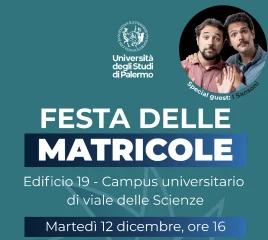 Martedì 12 dicembre, dalle 16.00, al Campus universitario di Viale delle Scienze, nei pressi...