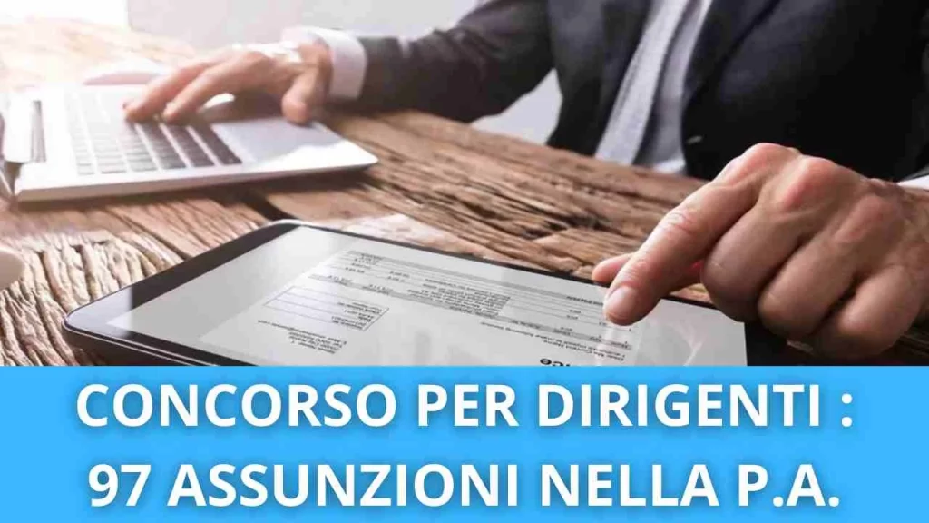 CONCORSO DIRIGENTI NELLA P.A.